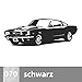 Produktbild Premiumsticker24 Wandtattoo Ford Mustang | Schlafzimmer Wohnzimmer Kinderzimmer Aufkleber selbstklebend Wand, 115cm x 43cm, 070 schwarz