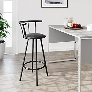 @home by Nilkamal Bayern Bar Stool (Black)