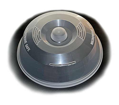 Mikrowellen-Abdeckhaube, Haube für den Teller,Kunststoff, transparent, 27 x 9 x 27 cm von all-around24 (Ø 27, Transparent)
