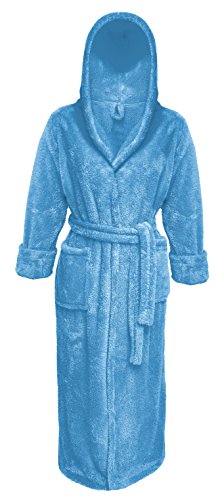 Preisvergleich Produktbild DKaren-Nachtwäsche Bademantel DIANA Lang (blau, 9XL)