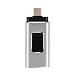 Produktbild Volwco 4-in-1-USB-Speicherstick für iPhone, extern, 16 GB / 32 GB / 64 GB / 128 GB / 256 GB, Lightning Memory Stick für iPhone/iPad/iPod/Android/PC 128G Silber