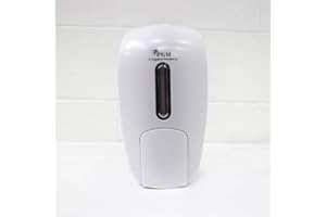 PEGASUS TEXTILES Pegasus Cleaning Alcohol Sanitiser Dispenser Wall Mounted 1000ml Hand Sanitiser Wall Dispenser Bathroom Shower Gel Shampoo Keys and Screws included