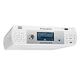 MP3 Wiedergabe dnt IR SoundChef Internetradio als Unterbauradio oder mit Standfunktion verwendbar, weiß