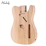 Der Korpus wurde vorgebohrt und poliert, perfekt für Ihre eigene E-Gitarre.