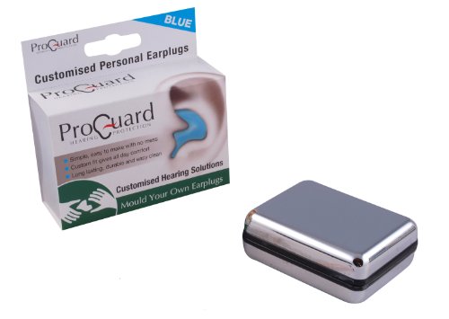 Preisvergleich Produktbild Proguard Mould Your Own Personalisierte Ohrstöpsel Plus, blau, chrom