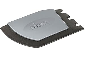 Lodge SCRAPERDX Deluxe Pan Scraper, Silicone, Black