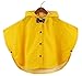 Children Poncho Raincoats Outerwear Baby Rain Jacket Raincoat YELLOW S