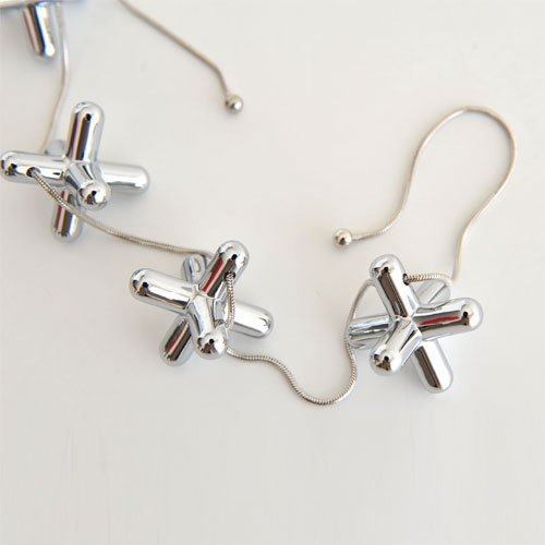 Alessi „TRIPOD“ Topfuntersatz mit verstellbaren Teilen aus verchromtem Zamak - 4