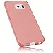 Produktbild mumbi Schutzhülle für Samsung Galaxy S6 Edge Hülle transparent rot (Ultra Slim - 0.70 mm)