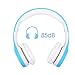 Produktbild Mikrofon Kinder Kopfhörer Faltbar über Ohr Stirnband Volumen begrenzt 85db Musik Audio Shareport (Blauer Kopfhörer)