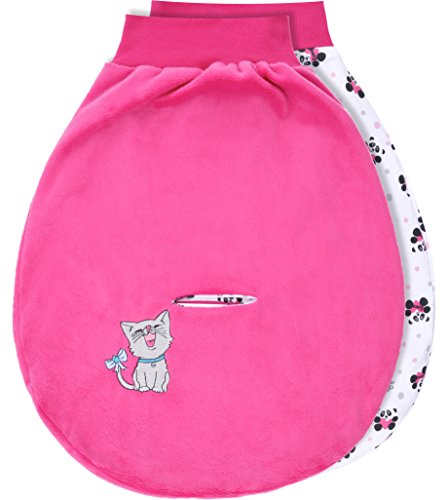 Preisvergleich Produktbild Be Mammy Baby Pucksack BE20-137 (Amaranth / 2128_1 - Katze)