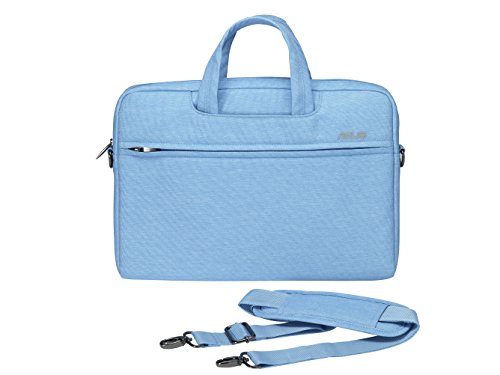 Asus EOS Tasche (bis zu 12 Zoll, gepolstert, viele Taschen und Fächer, für Notebook) hellblau - 2