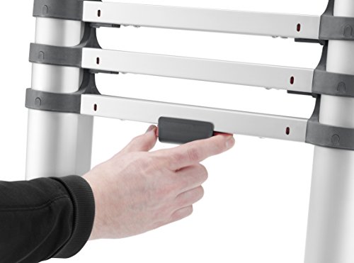 Hailo 7113-131 FlexLine Aluminium Sicherheits-Teleskopleiter (9-13 Sprossen) - 4