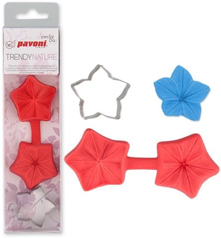 Fondant / modeling paste flowers form Petunia