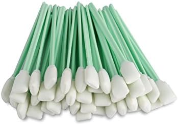 Zetek Pack of 50 pcs Foam Tip Cleaning Swabs Sponge Stick for Inkjet Printhead Optical Lens … …