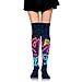 Produktbild Sangeigt Kniestrümpfe, Women High Stockings Compression Leg Warmer Hello Fall Boot Stocking Extra Long Sport Tube Socks