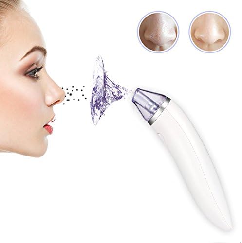 Shuainiu 【New Version 2018 Pore Vacuum Blackhead Remover Suction Comedone Acne Extractor Tool Microdermabrasion Electric USB Rechargeable Whitehead Remover Machine with 3 in 1