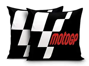 DreamVio Super Imported Micro & Velvet Car Cushions/Pillows for Your Car (12x12 Inches) Set of 2 Style 15