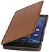 Price comparison product image StilGut Book Type, Genuine Leather Case, Cover for Microsoft Lumia 950 XL / 950 XL Dual SIM, Cognac Brown