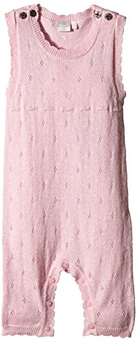NAME IT Baby Girls Crew Neck Sleeveless Romper -  Pink - 3-6 Months