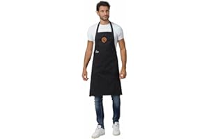 Siggi Horeca Grembiule Masterchef Masterchef,Uomo,Nero,Unica