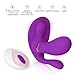 Produktbild Butterfly Vibratoren Heizung Klitoris Vibratoren für Sie Sexspielzeug mit Fernbedienung Triple Vibrator Paarvibrator Vibratoren Klitoris und G-punkt Stimulation Wasserdicht Sexspielzeug für Sie Frauen und Paare
