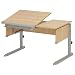 Produktbild Kettler Kids Comfort ll Schülerschreibtisch – 6-fach höhenverstellbarer Kinderschreibtisch MADE IN GERMANY – flexible Tischplatte – höhen- und neigungsverstellbarer Schreibtisch – Buche & silber