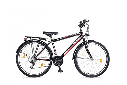 26 Zoll Kinderfahrrad Cityfahrrad Herren Fahrrad City Bike Rad Jugendfahrrad STVO 18 GANG Voltage SCHWARZ