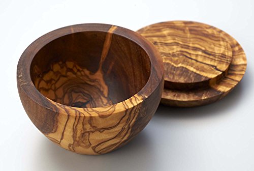 1 X Naturally Med Salz Vorratsdose aus olivenholz - 2