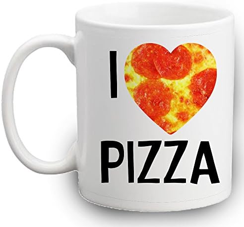 I Love Pizza Mug | Funny Cup | Work Mugs | Birthday Gift | Special Gifts