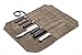 Produktbild Gewachstes Canvas-Messer-Rolltasche mit 6 Schlitzen für Messer und Besteck khaki