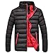 Produktbild Leichte Daunenjacke Herren Briskorry Männer Freizeit Übergangsjacke Bomberjacke Fliegerjacke Winddicht Freizeitjacke Sportjacke Wetterschutzjacke