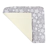 Wickelauflage mit Baumwollbezug Wickeltischauflage 70×70 Wickelunterlage 75×85 - 7