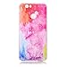 Produktbild Huawei Nova Hülle, Chreey Schutzhülle Ultra Slim Transparente Flexible Soft TPU Silikon Case Cover Kratzfest Handyhülle Backcover Etui [Rosa Tuschemalerei]