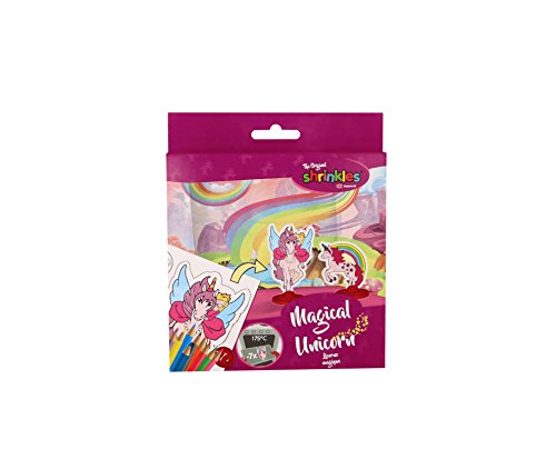 Shrinkles Shrinkles-WZ056 wz056 Unicorn plástico mágico Crafts Mini Pack, Color Desconocido (Keycraft