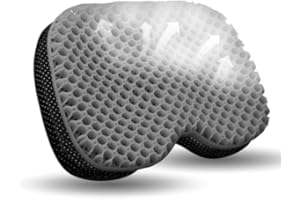 NEW-Vi Anti-Slip Kayak Seat Cushion - Waterproof Thicken Gel Boat Kayak Canoe Rowing Stadium Pad for Sit in Kayak Chair Kayak Accessories Equipment Gear for Fishing Kayak, Grey