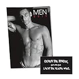 calendario hombres Se desdobla en formato gran formato DIN A3, tamaño 29,7 cm x 42 cm, calendario de pared para colgar.