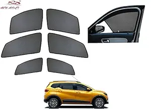 Auto Addict Car Half Magnetic Sunshades Set of 6 Pcs (2 Half,2 Non-Half) for Renault Triber