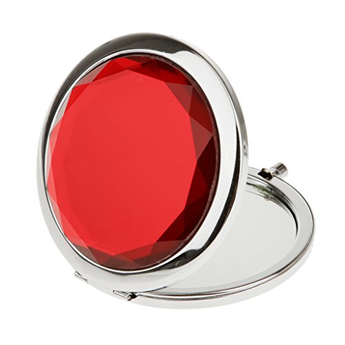 Imported Travel Foldable Mirror Make up Cosmetic Magnifying Pocket Mirror Red RS.285 (58.00% Off) - Amazon