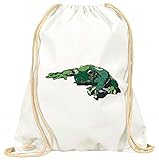 'Turn Bolsa 'Rana Agua de estanque de ranas animales pequeños con cordón - 100% algodón de...