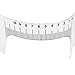MagiDeal Pack of 2-Style Eyebrow Grooming Stencil Shaper Ruler Measure Tool Makeup Reusable