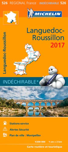 Carte Languedoc-Roussillon Michelin 2017 Carte Languedoc-Roussillon Michelin 2017