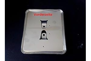 KAYSO PERFORMANCE Kennzeichenhalter Nummernschildhalter Chrom 125x145mm Scooter Roller Mofa