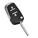 Produktbild 2 Btn Car Key Case Fob Falten Remote Ungeschnittenes Blatt