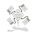 Produktbild surom 4 PCS 3,7 V 750 mAh Akku mit Ladegerät für den MJX X400 x400 W x400 C X800 X300 C X200 X500 Sky Viper S670 V950 hs200 W JXD 509 509 W 509 g Syma x54hw hj818 hj819 RC Quadcopter Drone