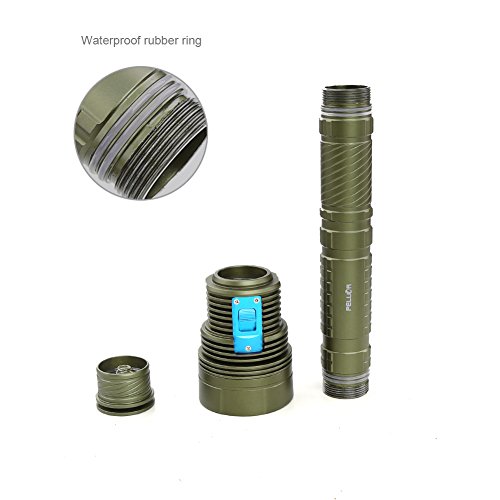 Pellor 150m Professionelle 8000LM Tauchen Magnetic Controlled 7 LED Ultra Bright Taschenlampe - 6