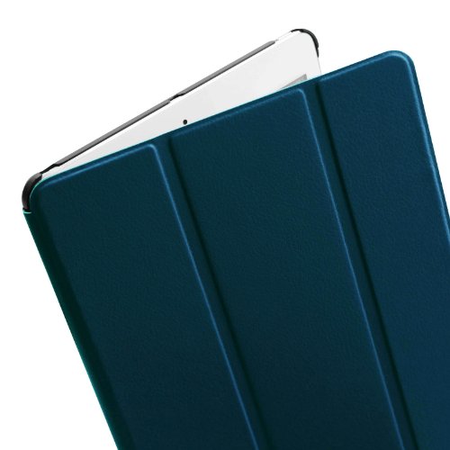 Fintie iPad Air Hülle Case – Ultra Slim Superleicht Schutzhülle Smart Shell Cover Tasche Etui mit Auto Schlaf / Wach und Standfunktion für Apple iPad Air, Marineblau - 9