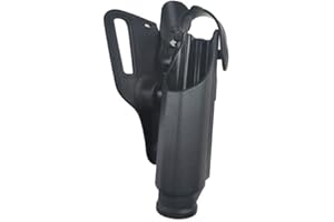 HWZ Funda para cinturón de Pistola con lámpara, Funda para Pistola, Accesorios de Caza para Mano Derecha para G17/19 M9 1911 USP P226 con lámpara pequeña de Estilo SF X300