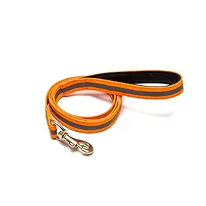 PetWale Reflective Orange Dog Leash - (Size : Medium)