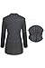 Zeagoo Women's Casual High Waist Gathered Loop Nursing Top Long Sleeves Dress